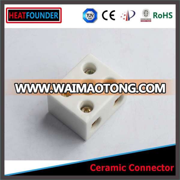 2-Way 5-Hole Ceramic Terminal Block