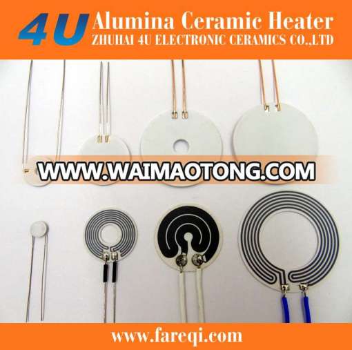 High Quality Battery Alumina Ceramic Discs Heating Element with 2.0mm thickness